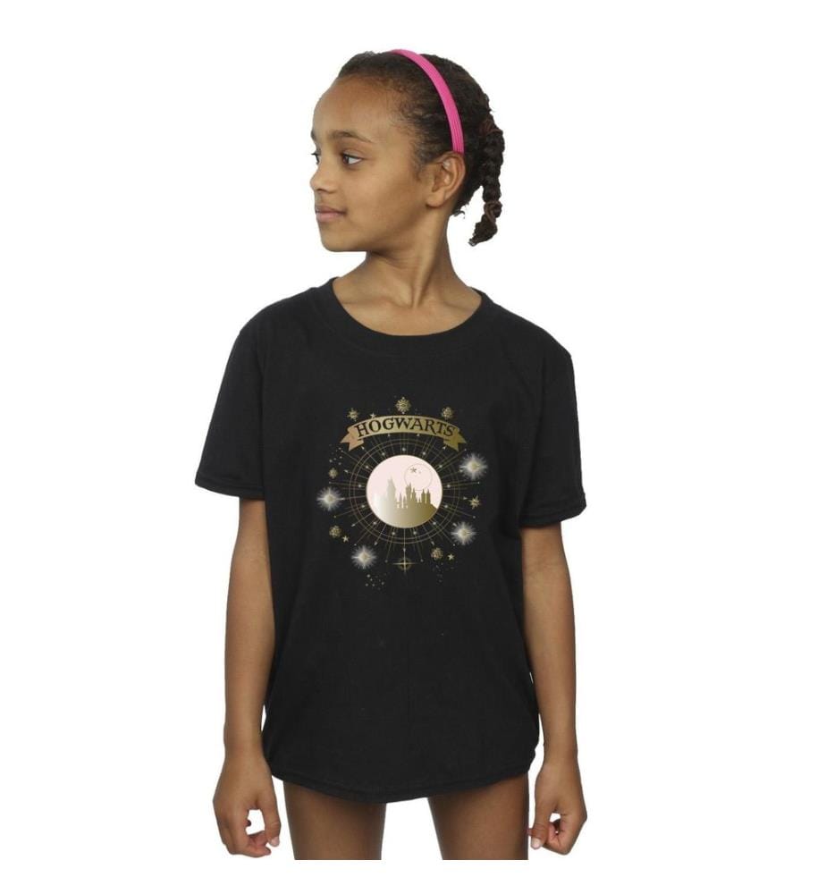 Harry Potter - T-shirt manches courtes motif/style Poudlard HOGWARTS - Fille