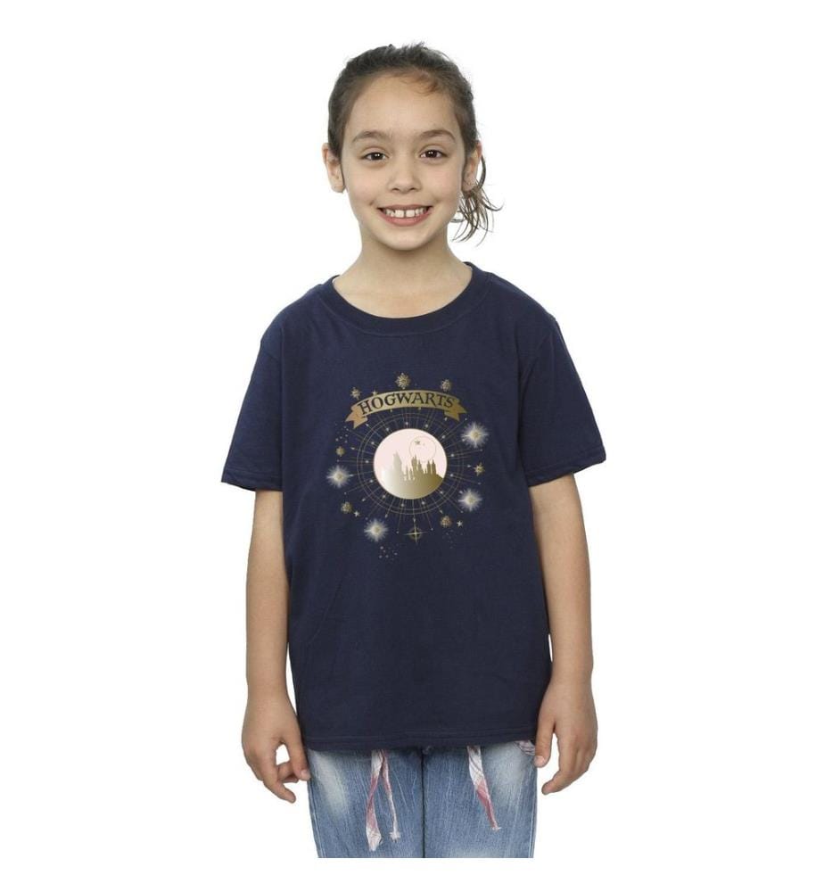 Harry Potter - T-shirt manches courtes motif/style Poudlard HOGWARTS - Fille