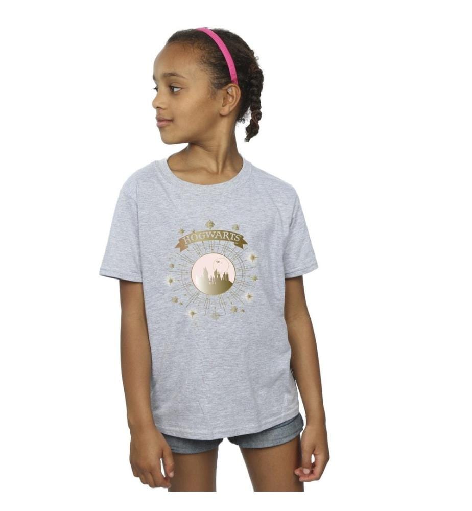Harry Potter - T-shirt manches courtes motif/style Poudlard HOGWARTS - Fille