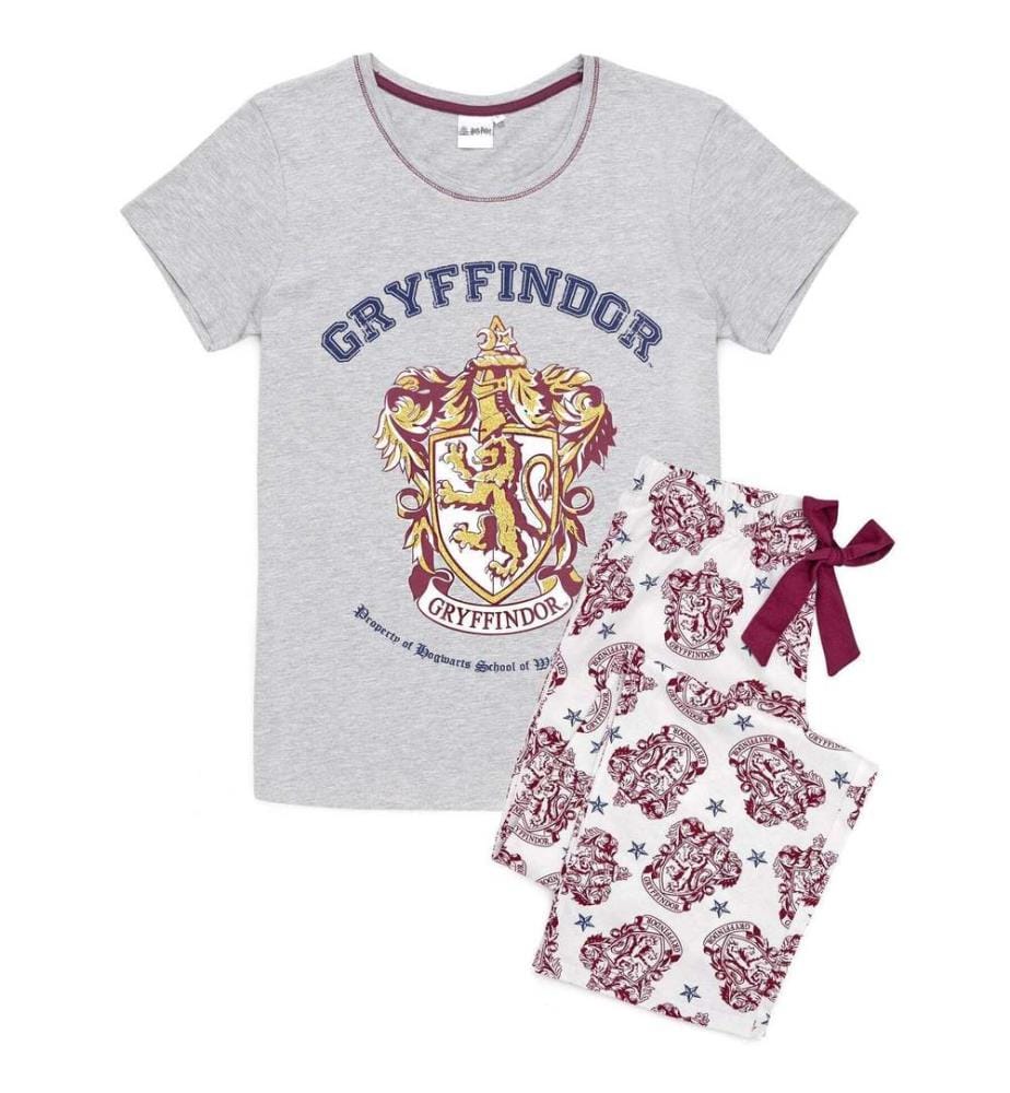 Harry Potter Set Pigiama Lungo Gryffindor Donna