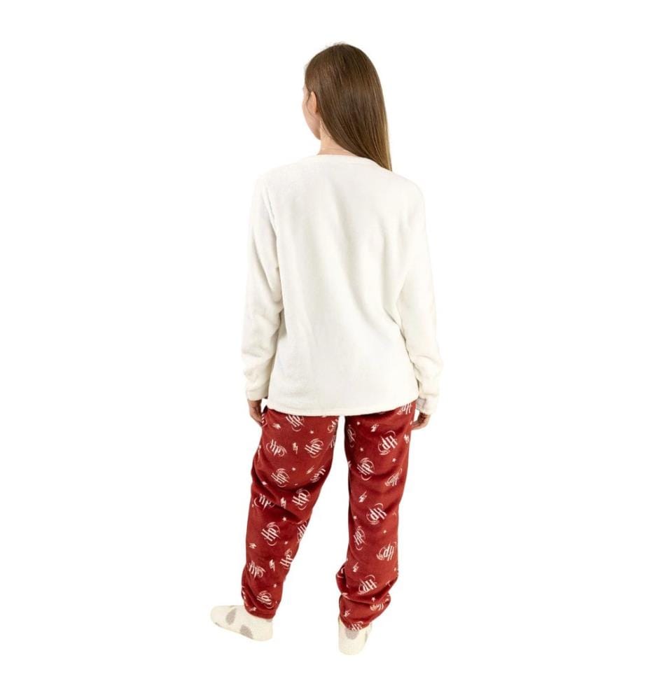 Harry Potter - Ensemble de pyjama long manches longues motif Hedwige - Femme