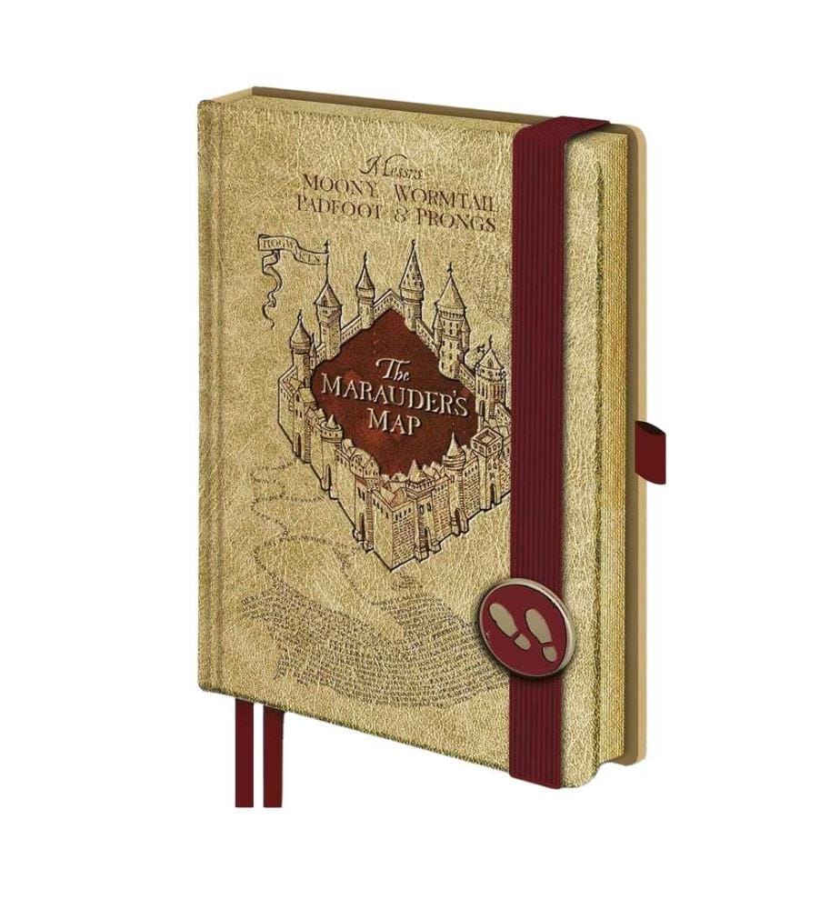 Harry Potter - Cahier motif/style Carte du Maraudeur
