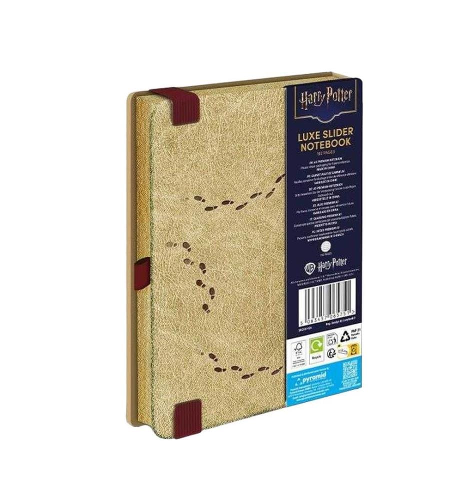 Harry Potter - Cahier motif/style Carte du Maraudeur