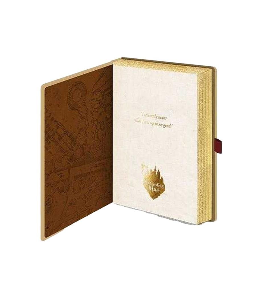 Harry Potter - Cahier motif/style Carte du Maraudeur