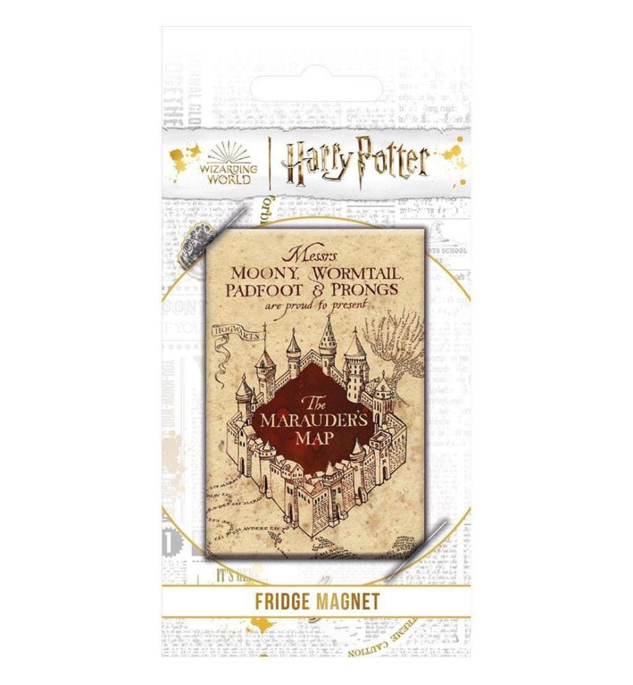 Harry Potter - Kühlschrank-Magnet, "Marauders Map"