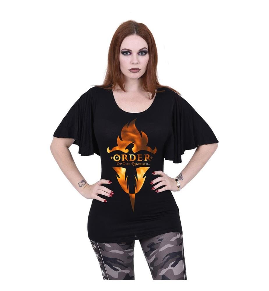 Harry Potter - T-shirt motif/style imprimé au dos THE ORDER OF THE PHOENIX - Femme