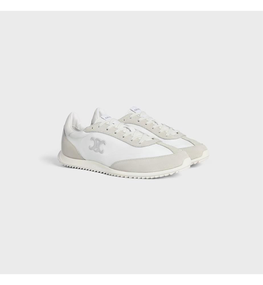 Baskets en Cuir et nylon - Blanc