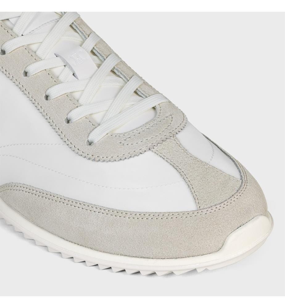 Baskets en Cuir et nylon - Blanc