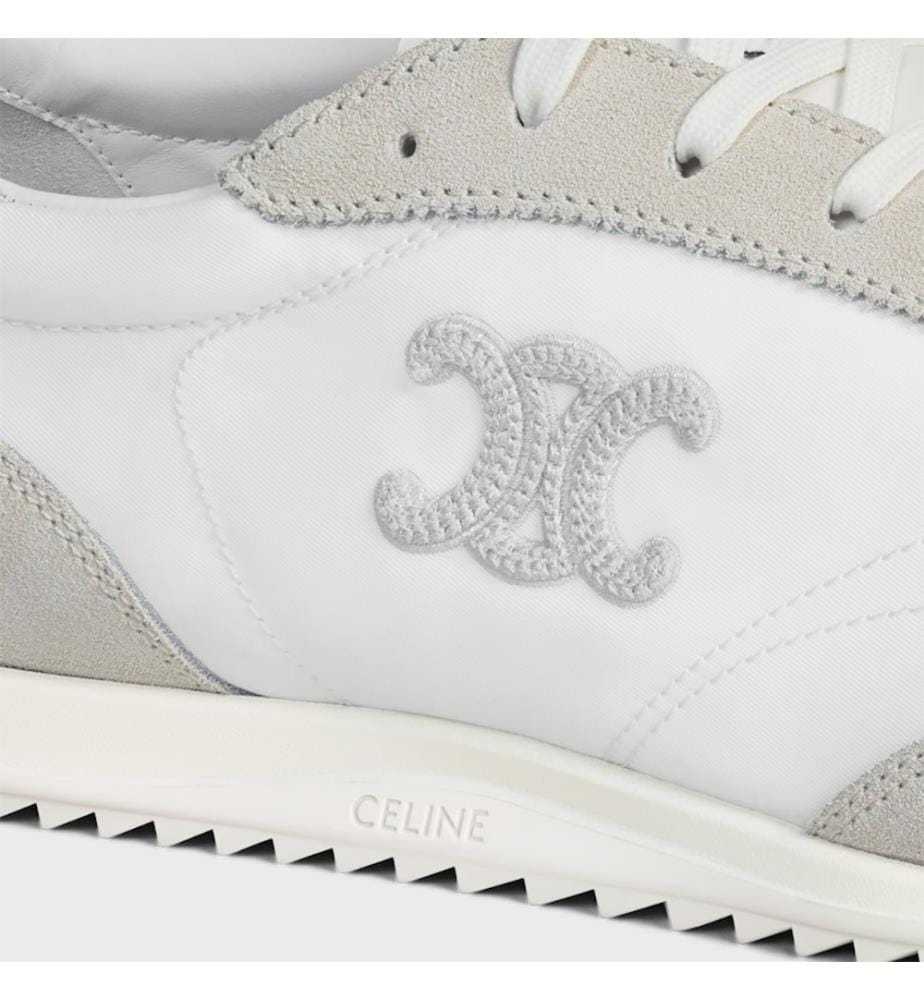 Baskets en Cuir et nylon - Blanc