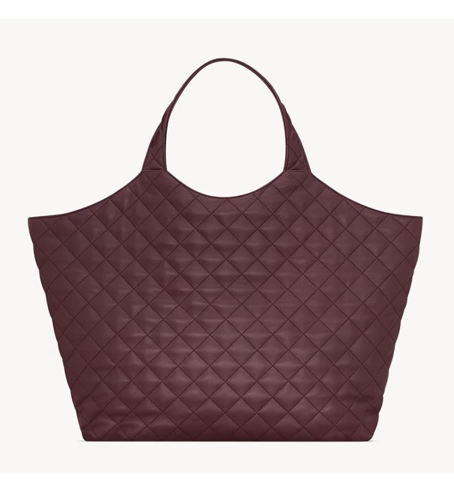Sac Icare matelassé nappa - Rouge Cabernet
