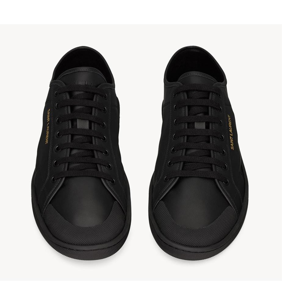 Baskets de sport en cuir - Noir