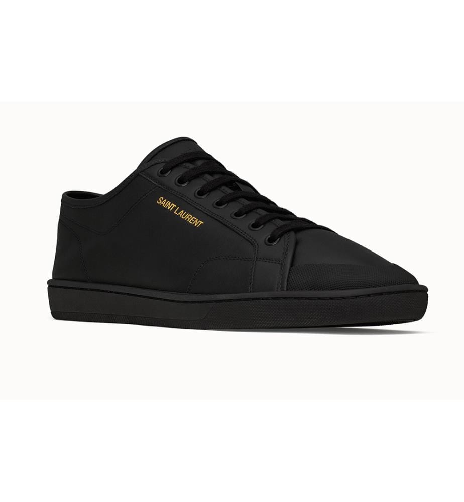 Baskets de sport en cuir - Noir