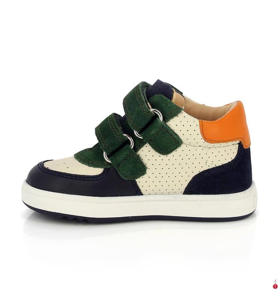 Sneakers Biglia - Creme und Grün