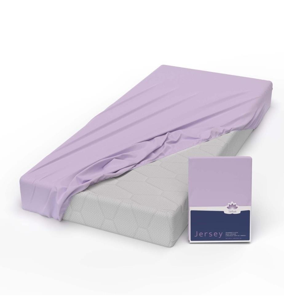 LOTUS - Jersey Fixleintuch Comfort Lila - 140-160 x 200 cm