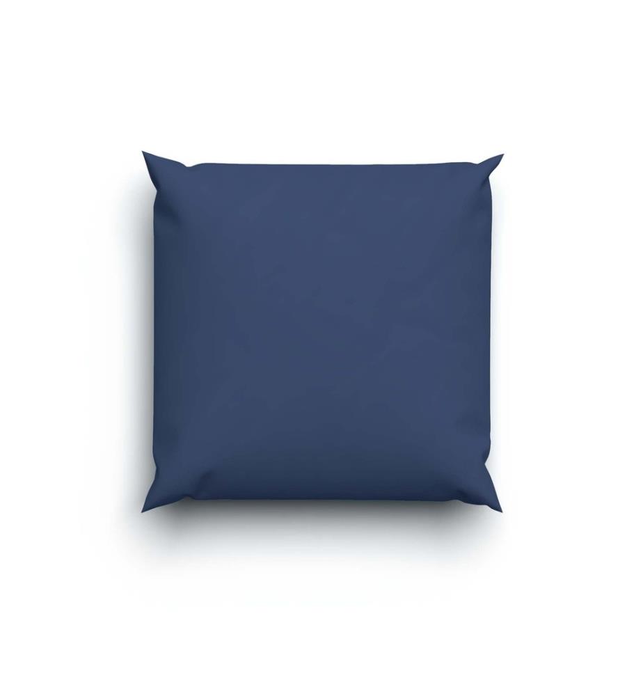 LOTUS - Bettwäsche Satin uni nachtblau - 65 x 65 cm