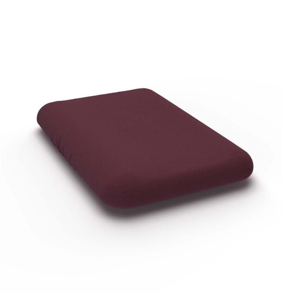 LOTUS - Taie d'oreiller Fix Souplesse bordeaux - 60 x 40 cm