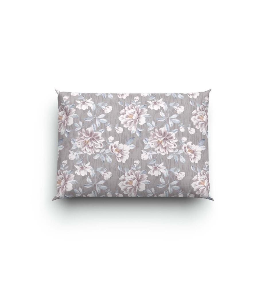 LOTUS - Parure de lit Bambou Moana anthracite - 50 x 70 cm