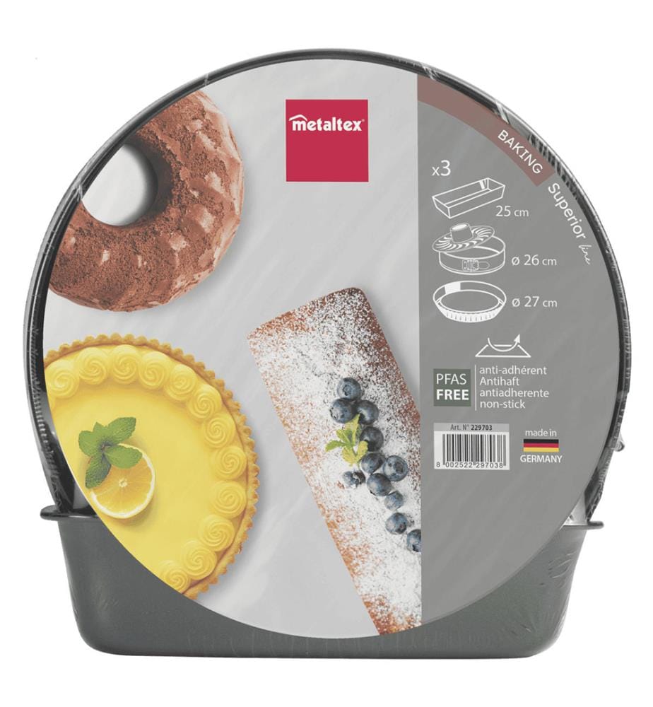 Set aus 4 Backblechen - Superior