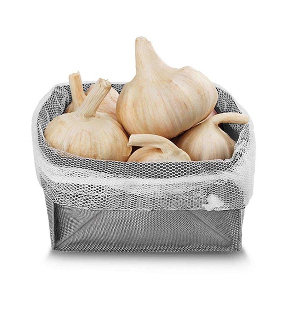 Aufbewahrungskorb 13 x 13 cm - Grau