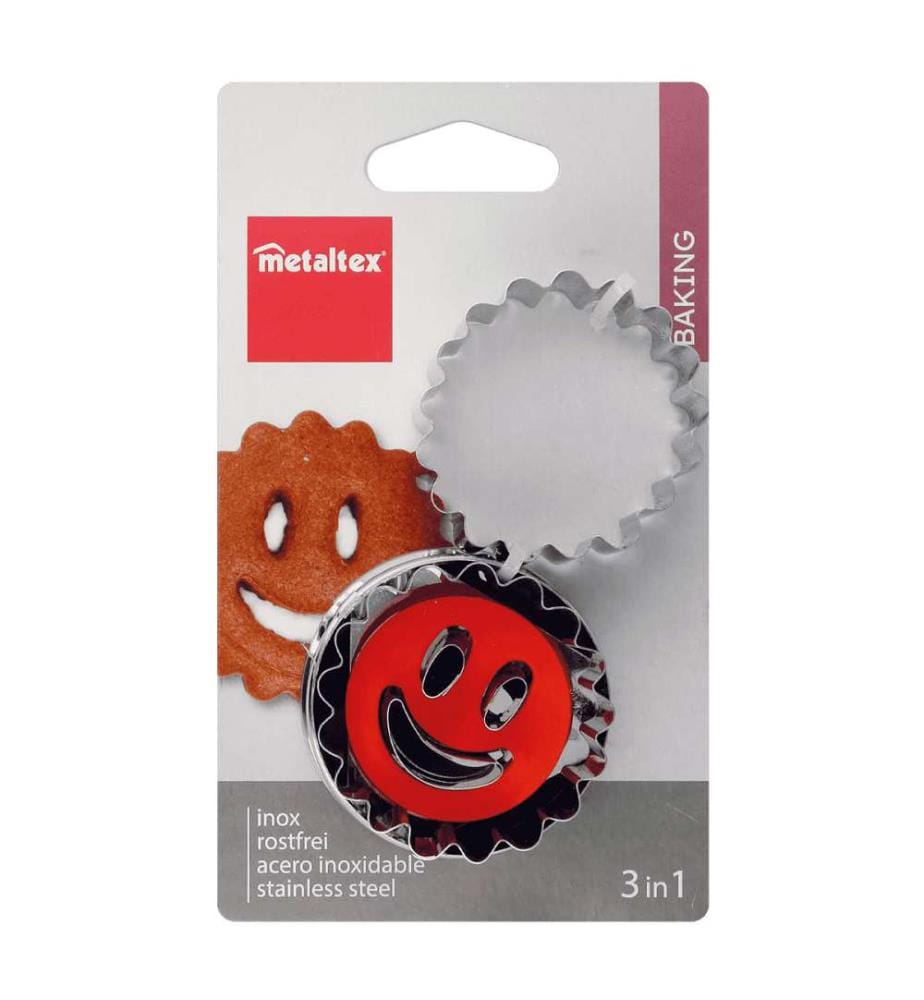 Linzer Ausstecher "Smiley", Edelstahl