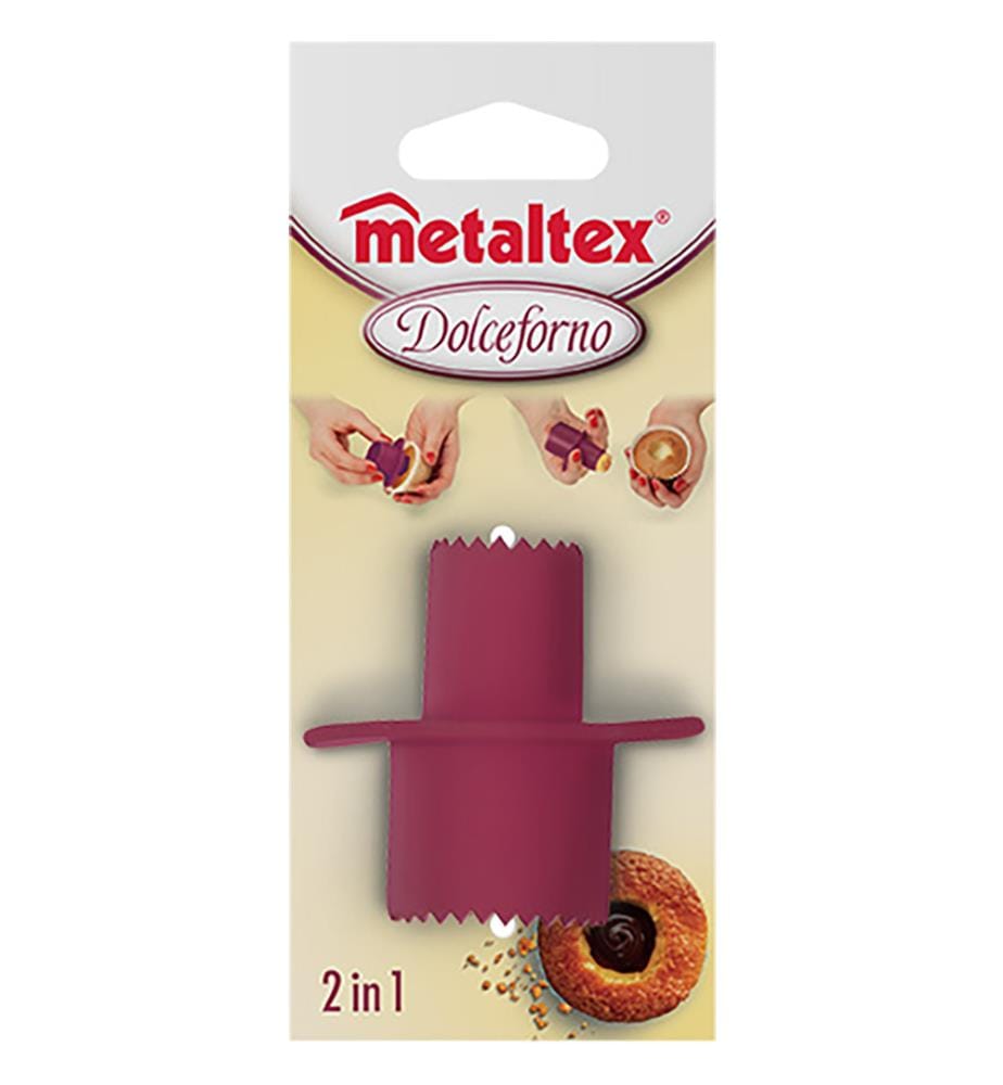 Double cookie cutter for muffins