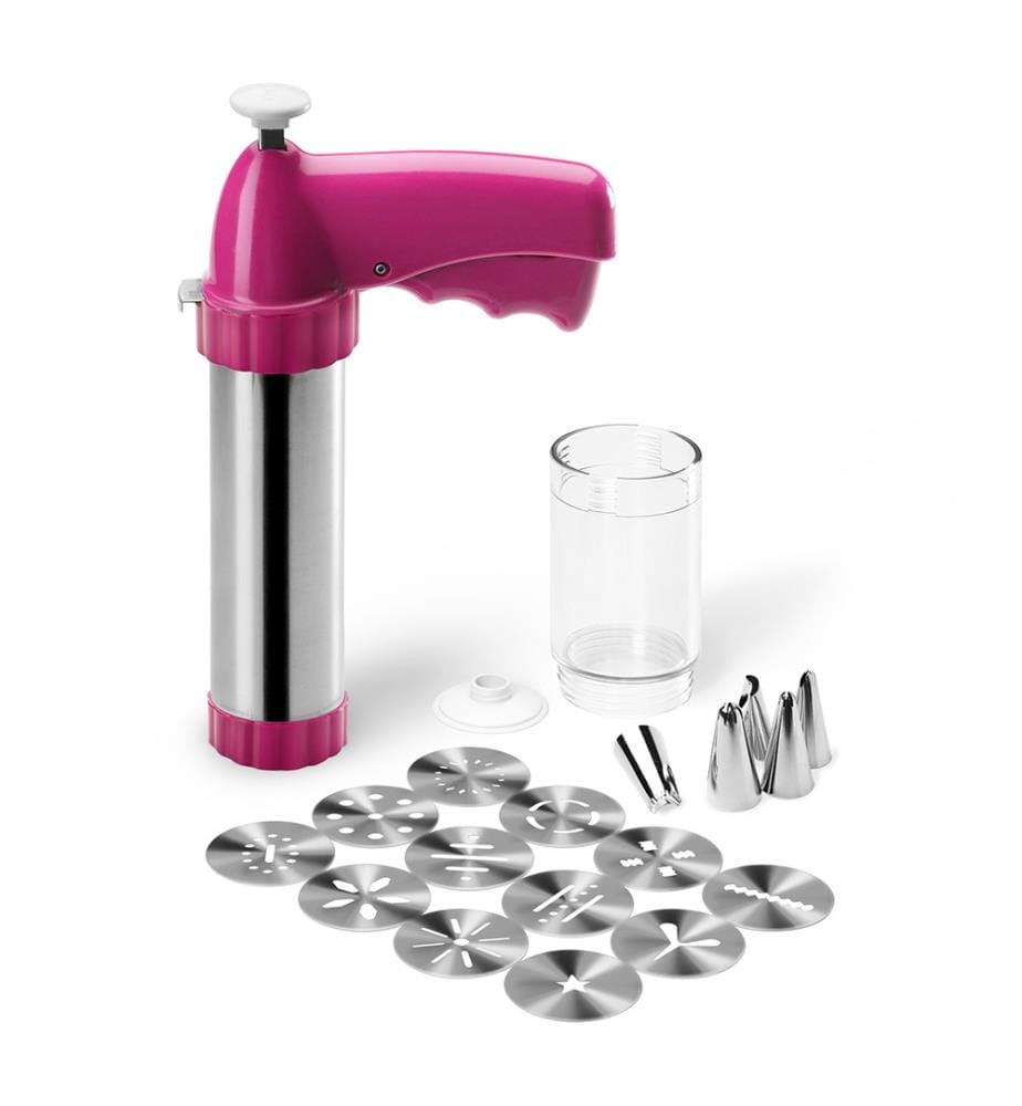 Pastry Press - Fuchsia and Silver
