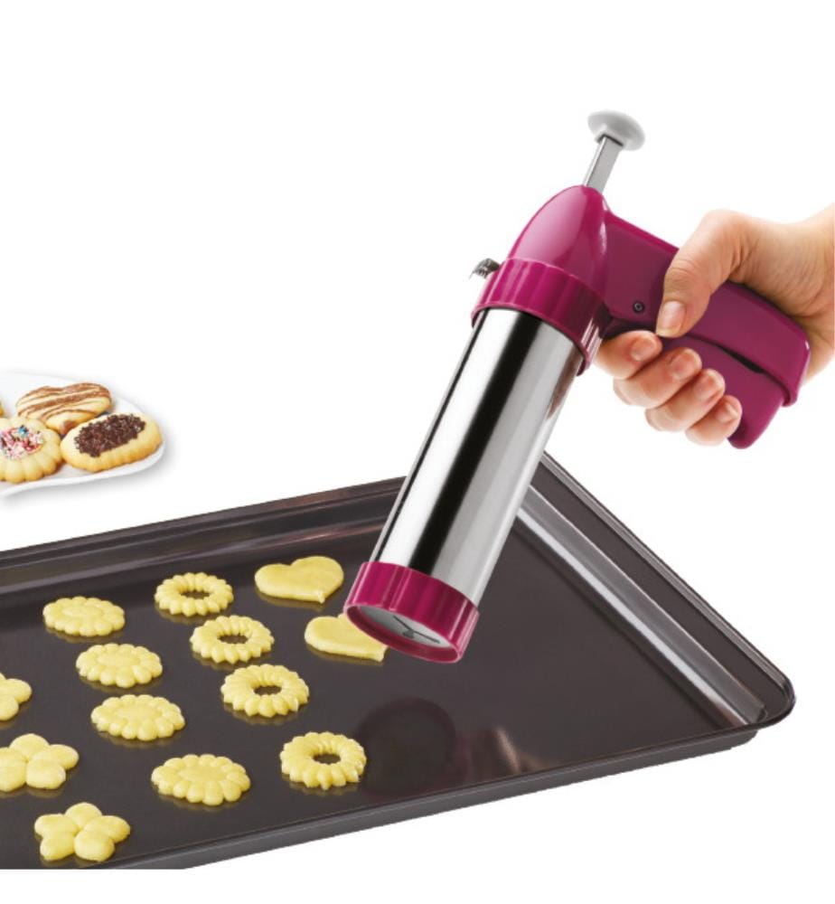 Pastry Press - Fuchsia and Silver
