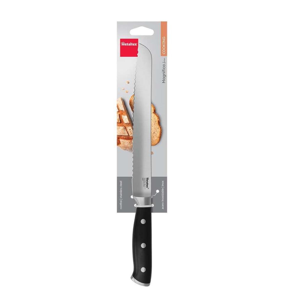 Couteau à pain Magnifica inox/plastique - 34cm