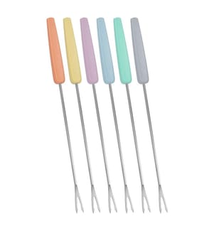 Lot de 6 fourchettes à fondue