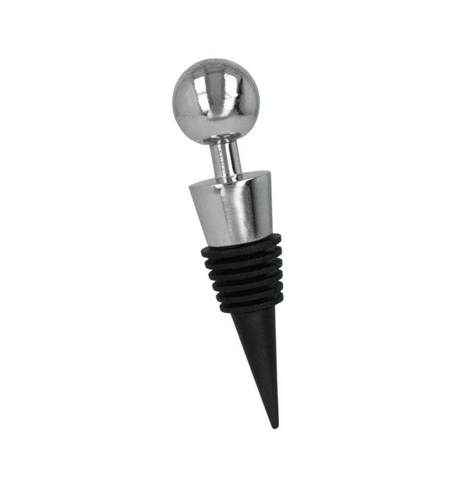 Chrome-plated bottle stopper,
