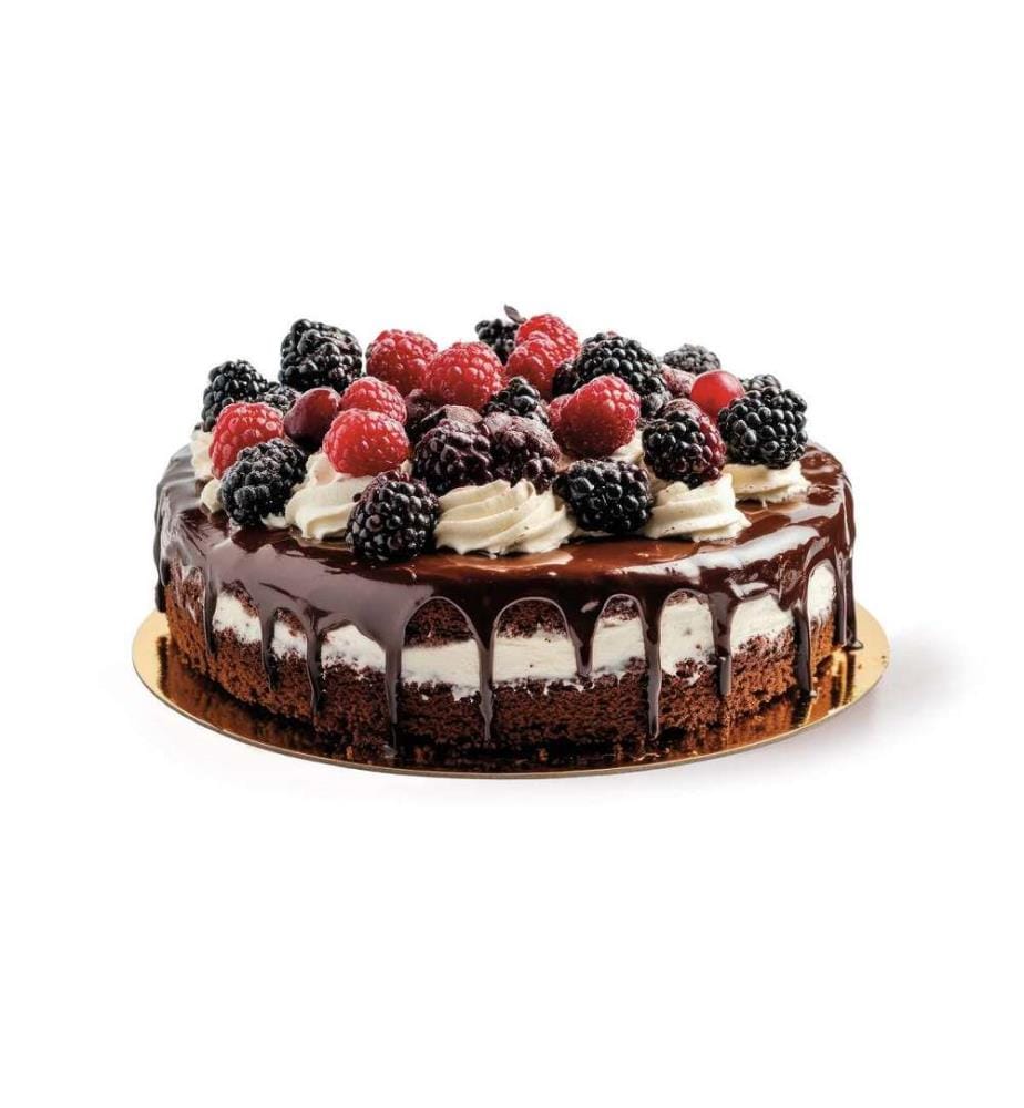 Set 2 cardboard cake boards, double side, 32cm