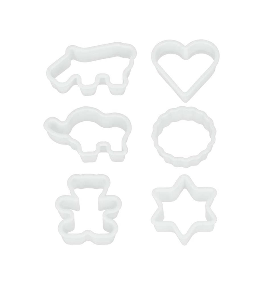 Set of 6 cookie cutters