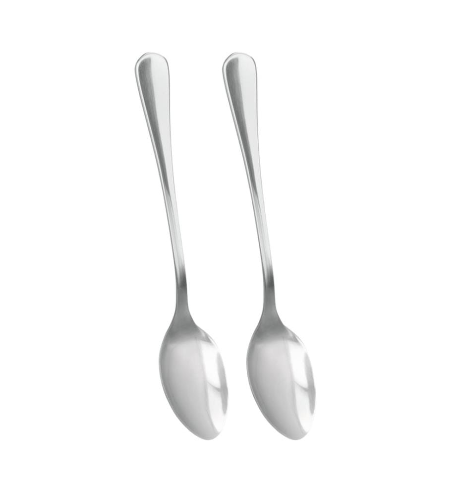 2er-Set Edelstahl-Löffel - Silber