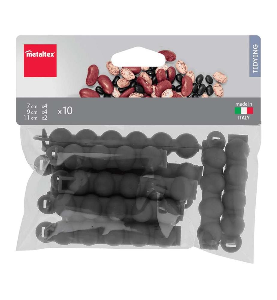Sachet de 10 clips de scellement 7-9-11cm