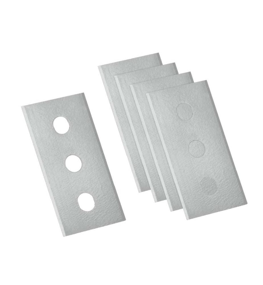 Lames de rechange pour grattoir pour plaque vitrocéramique, set de 5 pièces