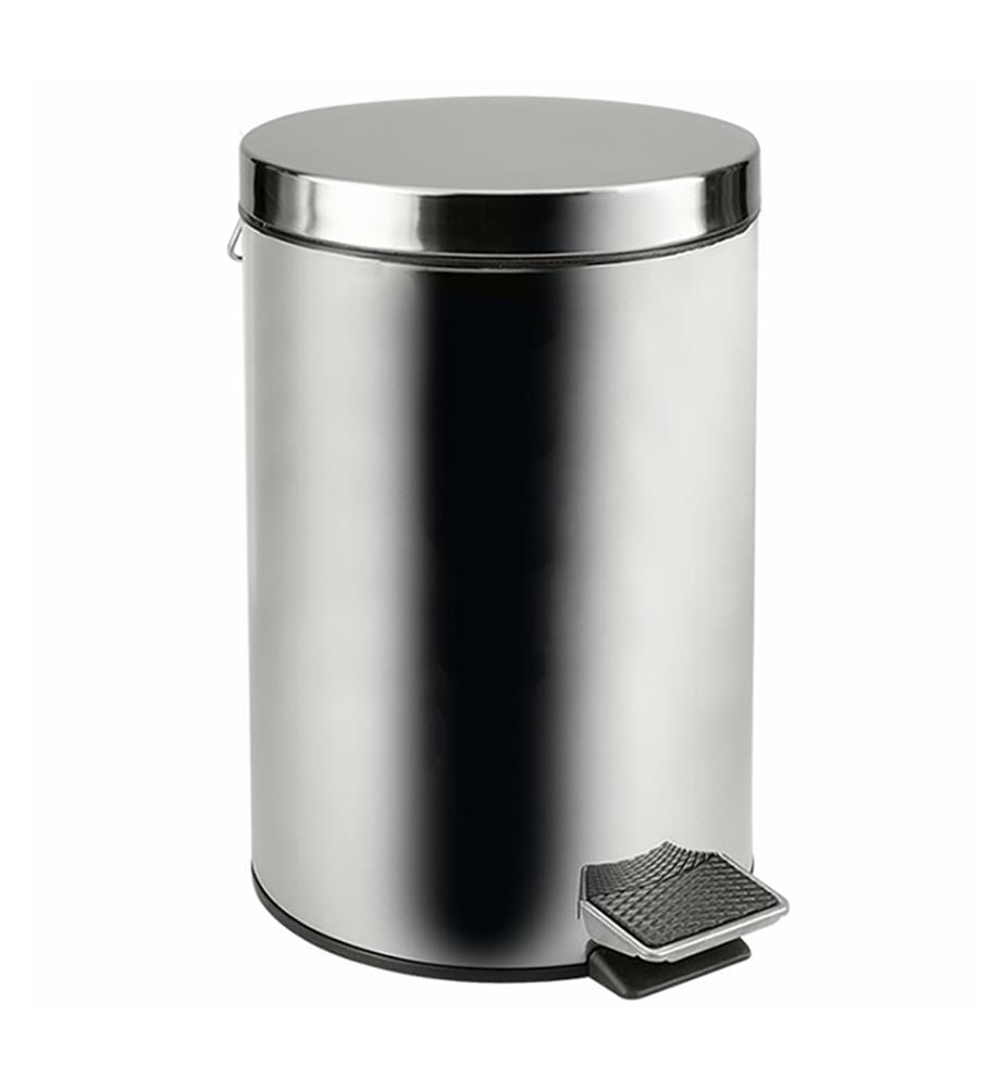 Clean Poubelle à Pédale en Inox 3L