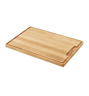 Planche à découper hêtre PREMIUM FSC avec rainure - 40x28x2cm