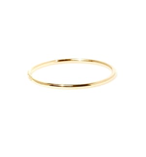 Humility Wedding Band Ring - Yellow Gold 375/1000