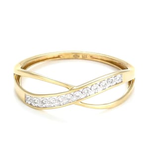 Bague Liée - Yellow gold 375/1000