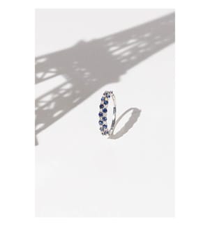 Princesse Grace ring - White gold 375/1000