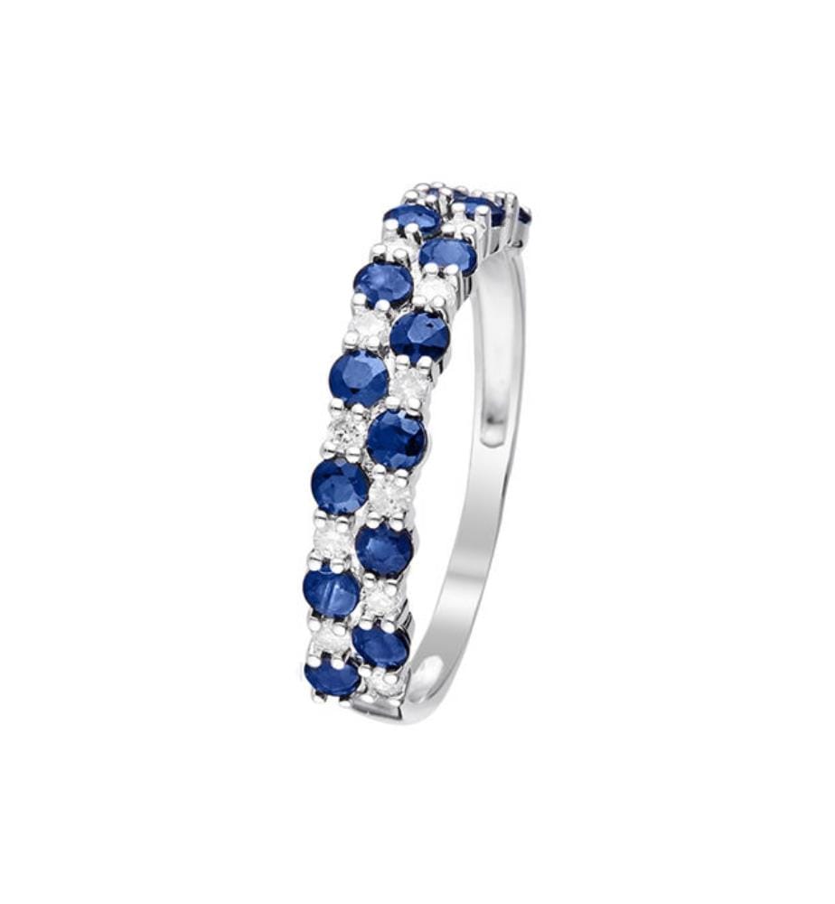 Bague Princesse Grace - Or Blanc 375/1000