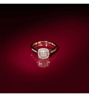 Mon voeu le plus cher duo ring - Yellow gold 375/1000