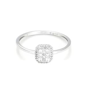 Ring Solitaire Regina - Silber