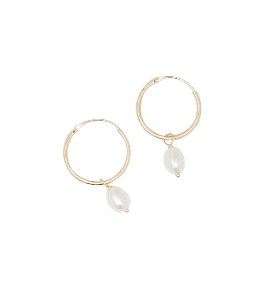 Earrings Gama Perle - Yellow Gold 375/1000