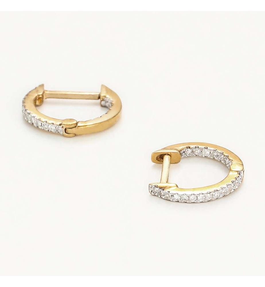 Perfect créoles earrings - Yellow gold 375/1000