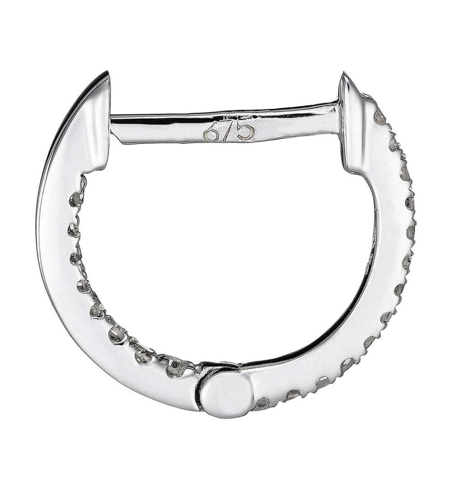 Perfect Creole Earrings - White Gold