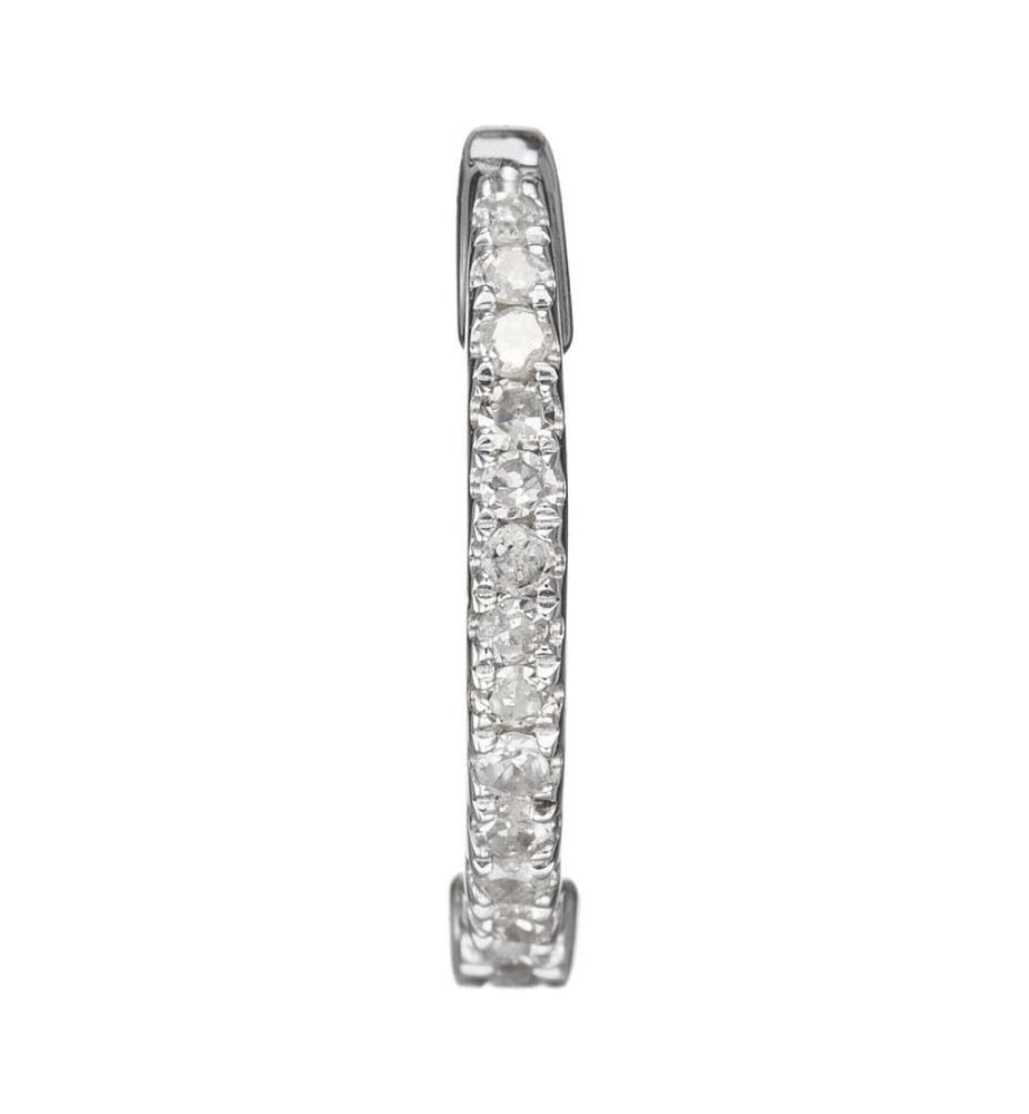 Perfect Creole Earrings - White Gold