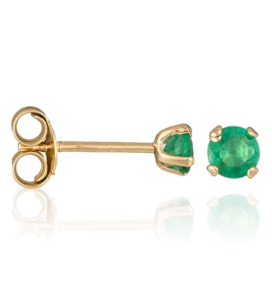 Earrings Puce Emeralda - Yellow Gold 375/1000