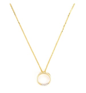 Cercle pendant - Yellow gold 375/1000