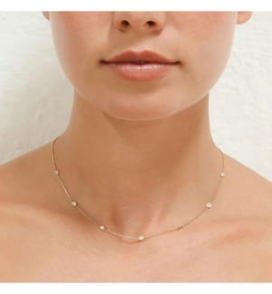 Sunshine necklace - Yellow gold 375/1000
